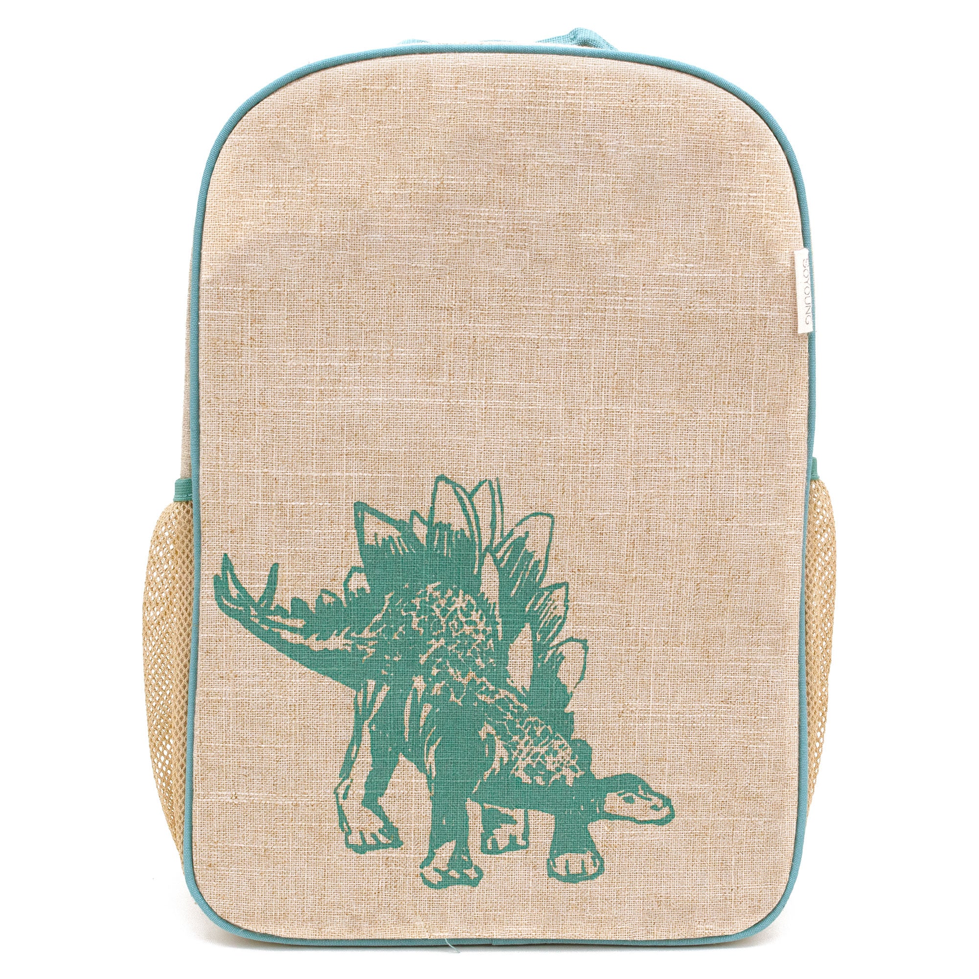 Green Stegosaurus Grade School Backpack