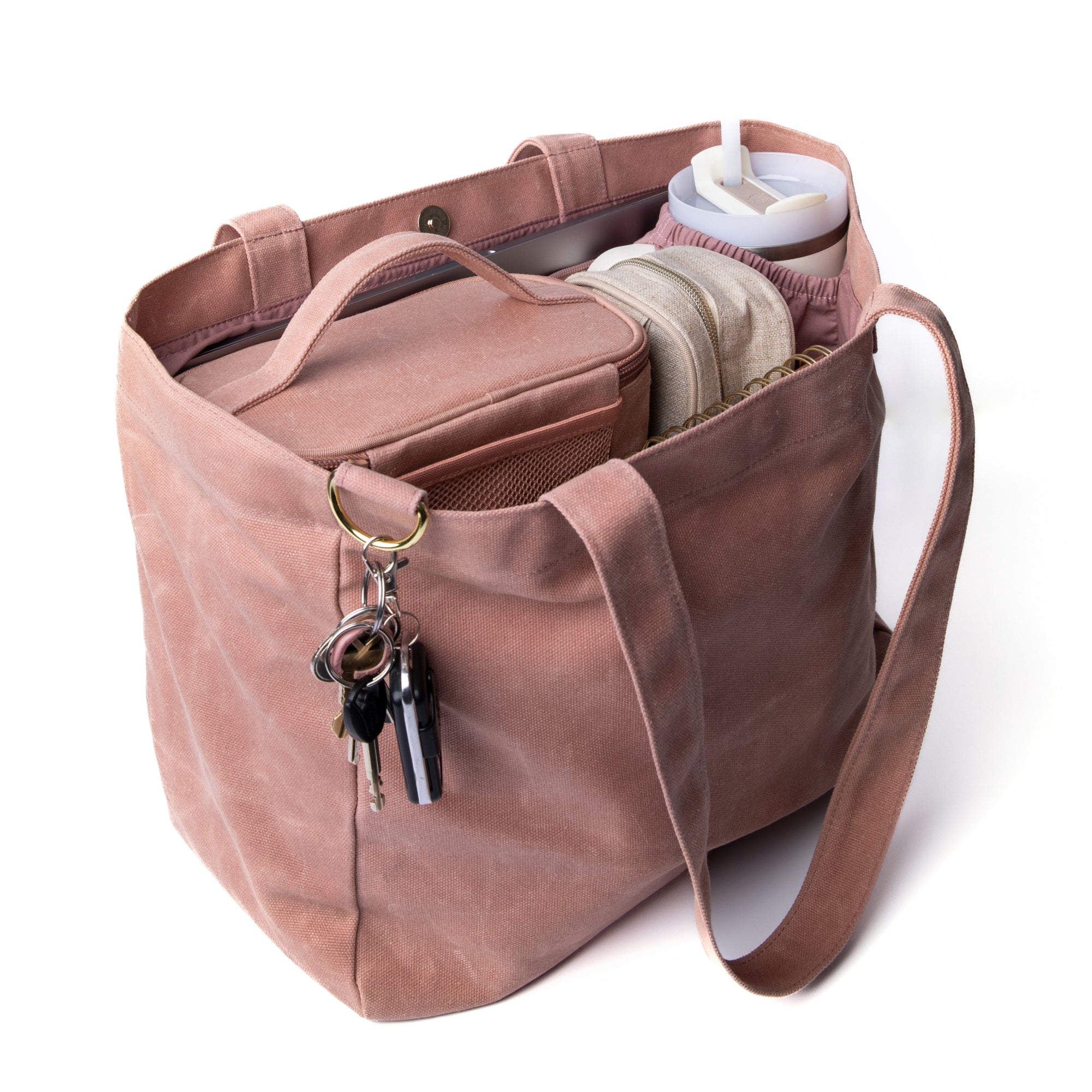 Nude Pink Waxed Canvas Bundle - 2pc