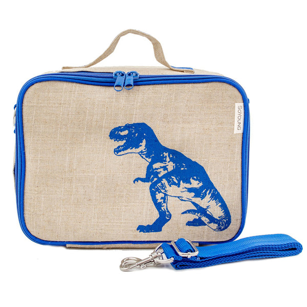 Blue Zoo Little Kid Backpack Lunch Box & Snack Cup Set - Dino