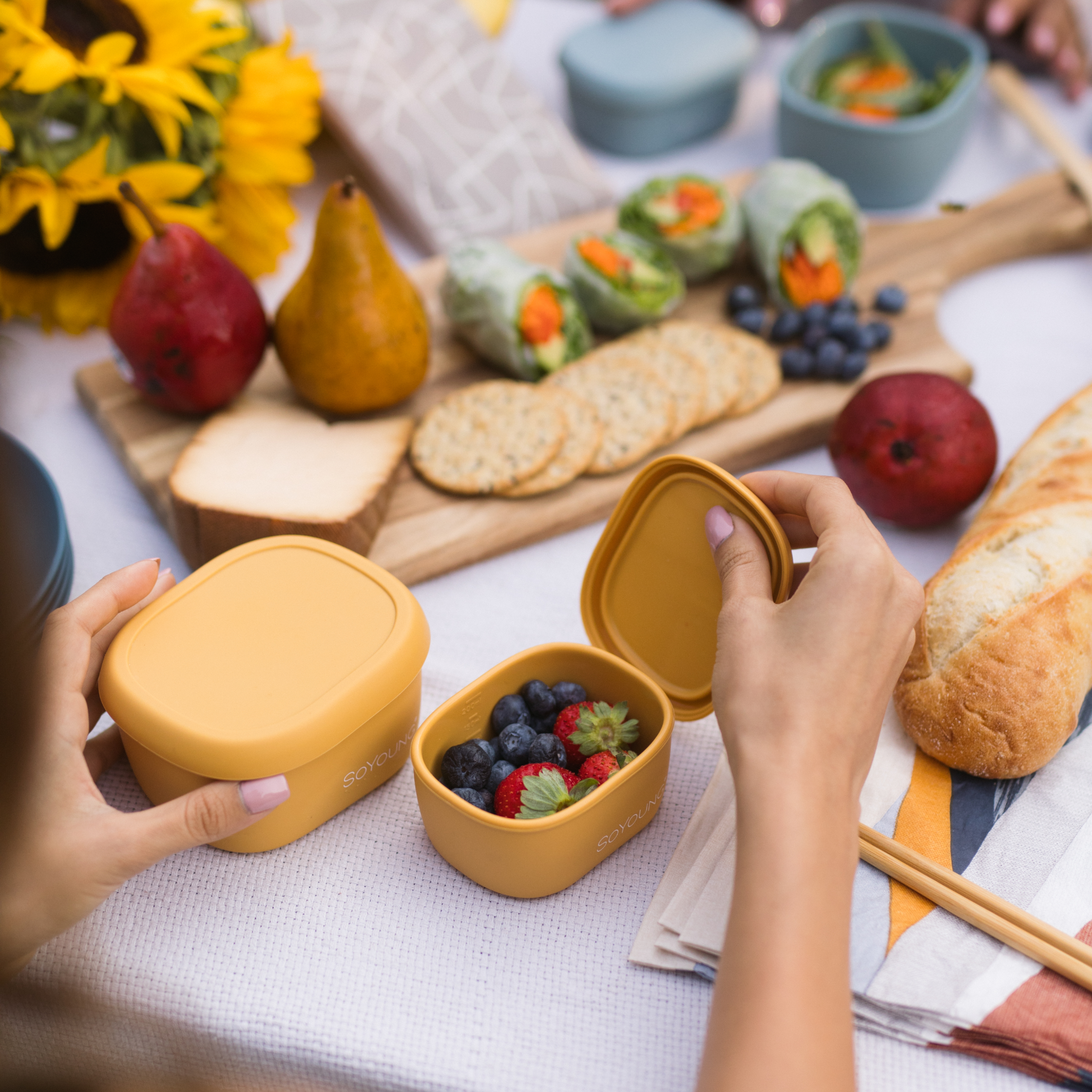 Muted Clay & Mustard Meal Container Bundle