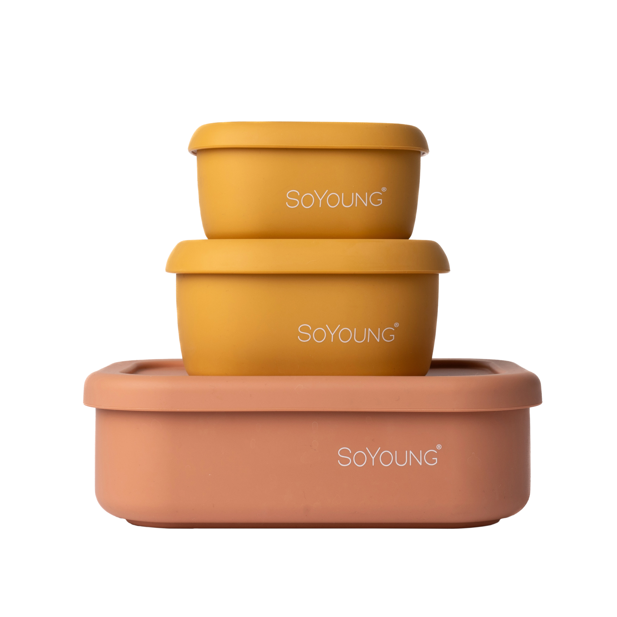 Muted Clay & Mustard Meal Container Bundle