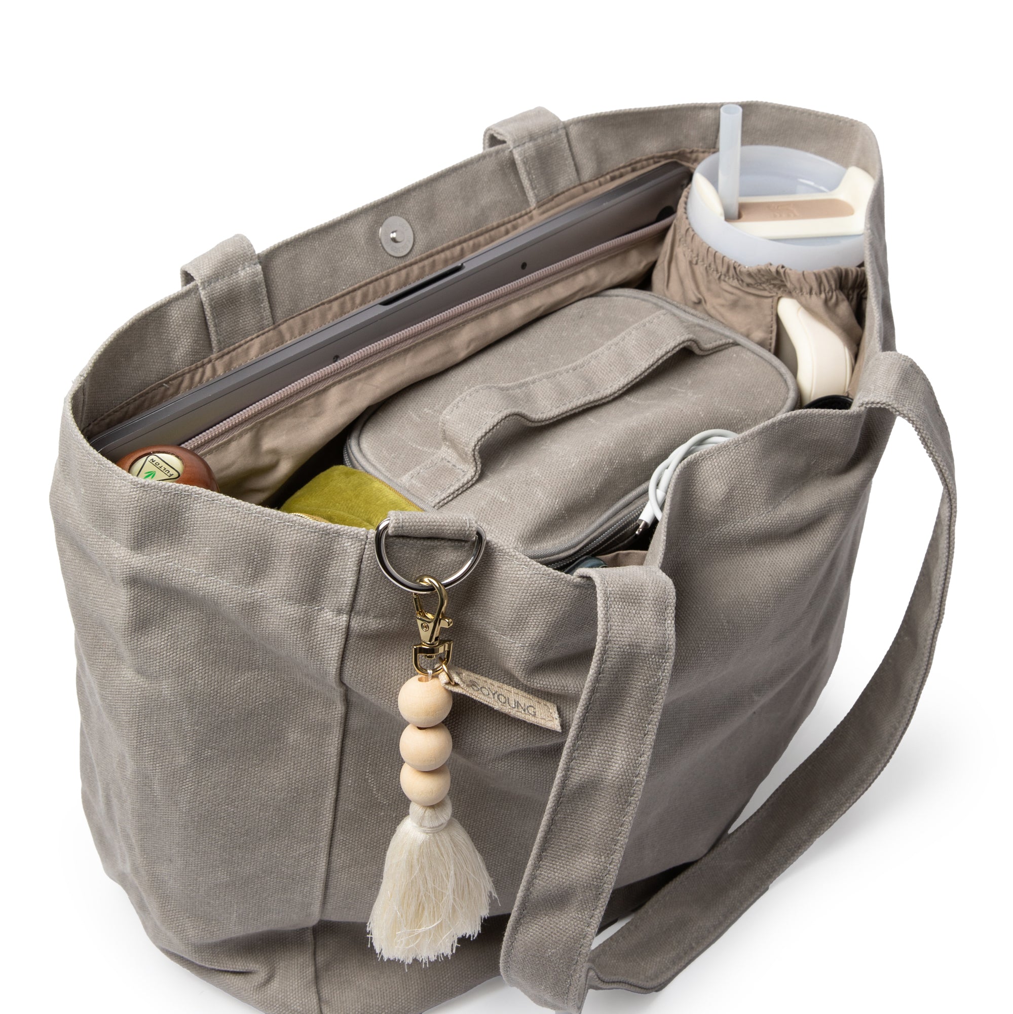 Stone Grey Charlie Tote