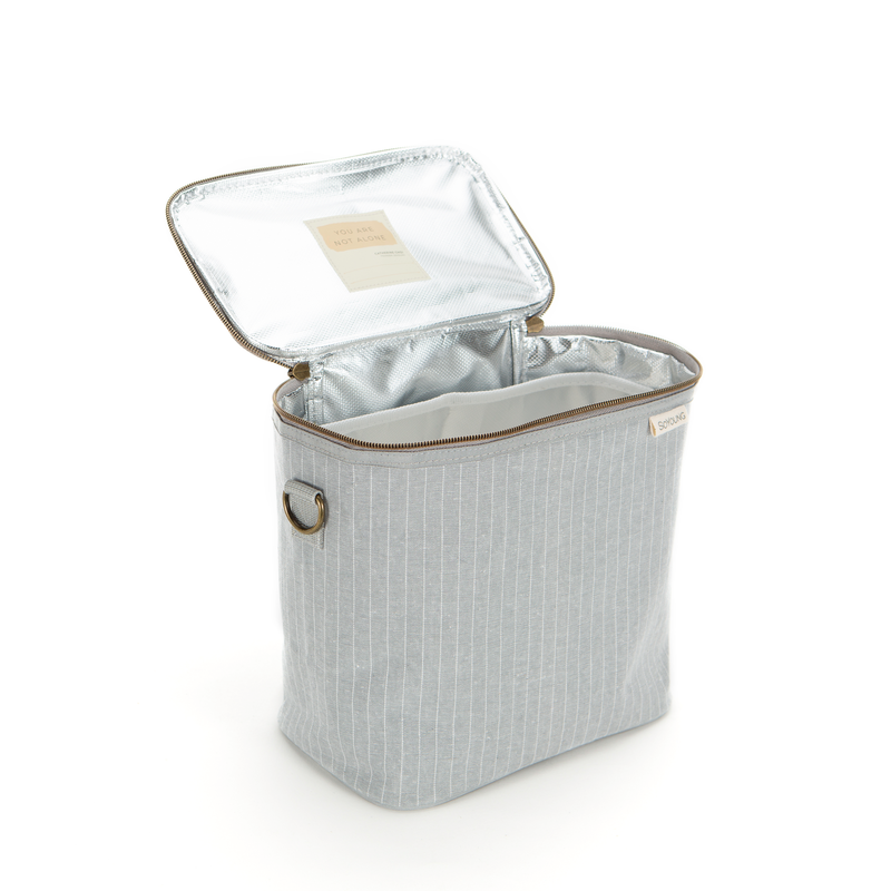 SoYoung Stone Grey Paper Lunch Poche - Each